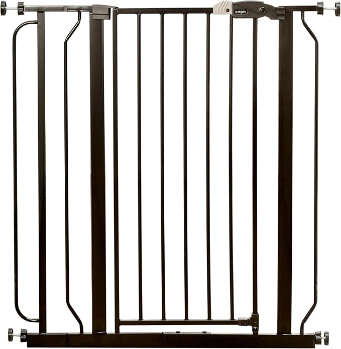 Regalo Safety 36" Extra Tall Baby Gate, Bottom of Stairs & Doorways