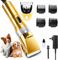 Professional Dog Grooming Clippers for Thick Coat - Dog Hair Trimmer for Grooming- Sheep Shears for Thick Hair – Pet Grooming Clippers for Dogs, Cats, Sheeps, Horse (Gold)