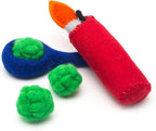 Glaciart One Catnip Pipe, Nuggets and Lighter Cat Toy Set | Cat Crack for Funny Kittens, Stimulating Toys for Boredom, Exercise & Play | Filled w/Organic Catnip to Excite/Calm Kitty | Organic Idea