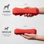 Playology Dog Toys | Squeaky Chew Stick for Large Dogs | Beef Scented Jumbo Fetch Toy | Squeaky Dog Chew Toy