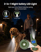 Dog Shock Collar, 4-Mode Beep/Vibe/Shock/Light, IPX8, 3300FT | Dog Training Collar With Remote, E-Collar, Rechargeable, Fits All Breeds, Size