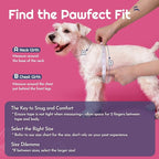 Eagloo Small Dog Harness and Leash Set, Step in Extra Small Puppy Pet Vest | Light, Soft, Breathable Air Mesh, Easy on and off with Hook & Loop, Reflective for Safe Walking, Rose Red, XXS