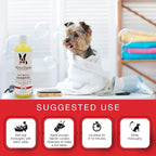 Warren London Oatmeal Dog Shampoo - Soothing Relief for Itchy, Flaky, Dry, & Sensitive Skin - Infused with Vitamins & Neem Oil - Stops Scratching - Made in USA - 17 oz
