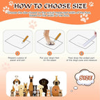 Dog Shoes for Large Dogs, 360°Anti Slip Medium Dog Boots & Paw Protectors Winter Snowy, Waterproof 4Pcs Dog Booties with Reflective Strips (Size 6: 2.56''x3.07''(W*L), Orange)