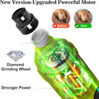 Bousnic Dog Nail Grinder with 2 LED Light - Super Quiet Pet Nail Grinder Powerful 2-Speed Electric Dog Nail Trimmer File Toenail Grinder for Puppy Small Medium Large Breed Dogs & Cats (Green)