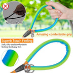 NTR Long Leash, 15 FT Dog Check Cord with 2 Swivel Hooks and Comfortable Padded Handle for Dog Leash for Small Medium and Large Dogs Walking Training Hiking Camping Playing