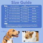 IDOMIK Dog Recovery Collar, Waterproof Soft Dog Cone After Surgery | Comfy Protective Elizabethan Collar Alternative for Dogs Cats, Adjustable Pet Neck Donut Cone Anti-Licking Wounds,Navy,2XL