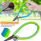NTR 50FT Long Dog Leash with 2 Swivel Hooks, Reflective Threads and Comfortable Padded Handle, Training Leash Lead for Walking, Hunting, Camping, Backyard for Small Medium and Large Dogs