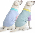 Spark Paws Sunblock Dog T-Shirt, SPF30 Protection, Lightweight Breathable Quick Dry for Dogs with Sensitive Skin - Breeze & Sorbet (Set of 2) - Size 2XL