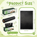 Sherr 25 Boxed Rolls 5000 Counts Dog Poop Bags Bulk Leak Proof Dog Doggy Poop Pet Waste Station Refill Roll Bags for Puppy Pets Outdoor Walking and Travel