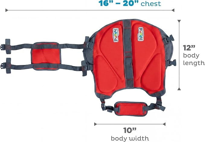 Outward Hound Dawson Swim Red Dog Life Jacket, Small