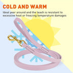 Viper Biothane K9 Working Dog Leash Waterproof Lead for Tracking Training Schutzhund Odor-Proof Long Line with Solid Brass Snap for Puppy Medium and Large Dogs, 10ft Pastel Purple