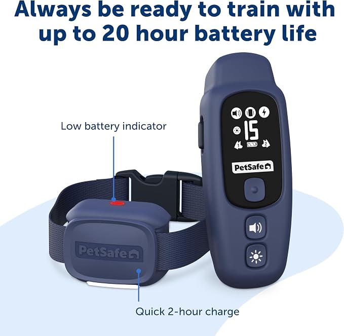 PetSafe Core Dog Trainer Remote Collar, 1000 Ft Range, 15 Static Levels | Tone/Vibration//15 Levels of Static, Waterproof Collar, 1000-Ft Range for Off-Leash Obedience Training
