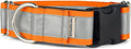 If It Barks - 1.5" Reflective Martingale Collar with Quick Snap Buckle for Dogs - Adjustable - Made in USA - Strong, Durable, and Comfy - Ideal for Training - Fits Most Breeds - Small, Orange