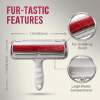 Roller Pet Hair Remover - Reusable Lint Roller for Cat & Dog Hair on Furniture, Couch, Carpet – Portable, Eco-Friendly