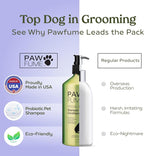 PAWFUME Dog Shedding Shampoo and Conditioner, Royal Lavender, 4-Pack – Nourish & Detangle for Silky Soft Coat – Probiotic, Deep-Cleaning, pH-Balanced – Salon-Quality Shedding Shampoo for Dogs