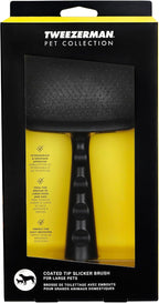Tweezerman Slicker Brush for Pets-Grooming Brush with Coated Bristles