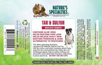 Nature's Specialties Tar and Sulfur Ultra Concentrated Medicated Dog Shampoo, Makes up to 1 Gallon, Natural Choice for Professional Groomers, with Soothing Aloe Vera, Made in USA, 16 oz