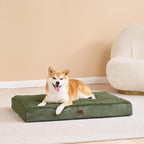 EHEYCIGA Orthopedic Dog Bed Extra Large with Removable Washable Cover,47x29 | Egg Crate Foam Support,Durable Oxford fabric,Non-Slip Bottom,Machine Washable,Soft Waterproof Plush Pet Bed Mat For Crate
