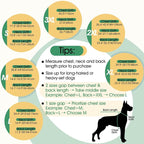 Lelepet Large Dog Raincoat with Harness, Green, XXL | Waterproof full body for rainy walking hiking, Adjustable detachable hood for flexible wear, Reflective stripes ensure safety