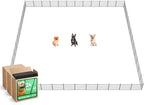 FXW MiniPaws Dog Playpen, Indoor, Yard & RV Camping, 24" H, 48 Panels | Portable, Expandable Layout, Tool-Free Setup, For Puppies & Small Dogs