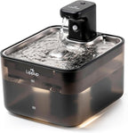 Cat Water Fountain Cordless, 88oz/2.6L Wireless Pet Water Fountain for Cats Indoor, Battery Operated Cat Drinking Fountain with Motion Sensor, Ultra Quiet Pump, BPA-Free, Black