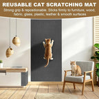 78.7"x15.8" Cat Scratching Mat Self Adhesive Furniture Protector Trim Fit | Stop Cat Scratching Furniture With Thick Felt Protector, Strong Adhesive, Easy Trim, Protects Couch Sofa Wall Instantly