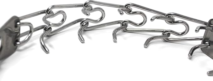 Herm Sprenger Stainless Steel Prong Dog Training Collar with Quick Release Buckle Ultra-Plus Pet Pinch Collar No-Pull Collar for Dogs Made in Germany 2.25mm x 16in Small