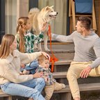 Viper Biothane K9 Working Dog Leash Waterproof Lead for Tracking Training Schutzhund Odor-Proof Long Line with Solid Brass Snap for Puppy Medium and Large Dogs, 15ft Hunter Orange