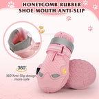 Dog Shoes for Large Medium Small Dog, Mesh Breathable Dog Shoes for Hot Pavement, Anti-Slip Dogs Boots Paw Protectors with Reflective for Outdoor Indoor Hardfloors