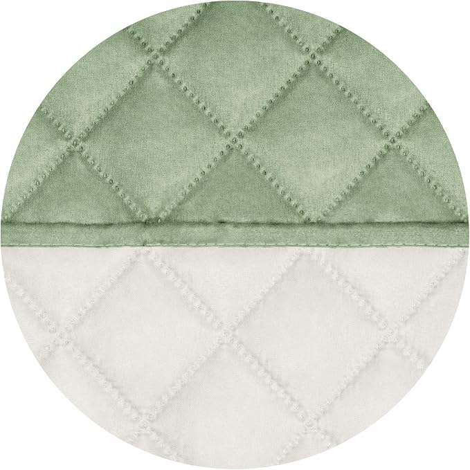 PureFit Reversible Chair Sofa Cover Dog Couch Covers for Sofa, 25.5 in | Sage Green/Ivory, Water Resistant Couch Protector, Washable Pet Couch Cover with Non Slip and Elastic Straps For Kids