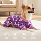 KYEESE Dog Pajamas Velvet Dog Pajamas Small Sized Dogs Dogs Pjs with Unicorn Pattern Soft Doggie Jammies Stretchy Doggie Clothes Puppy Onesie Comfy Pet Coat Pet Costume, X-Small
