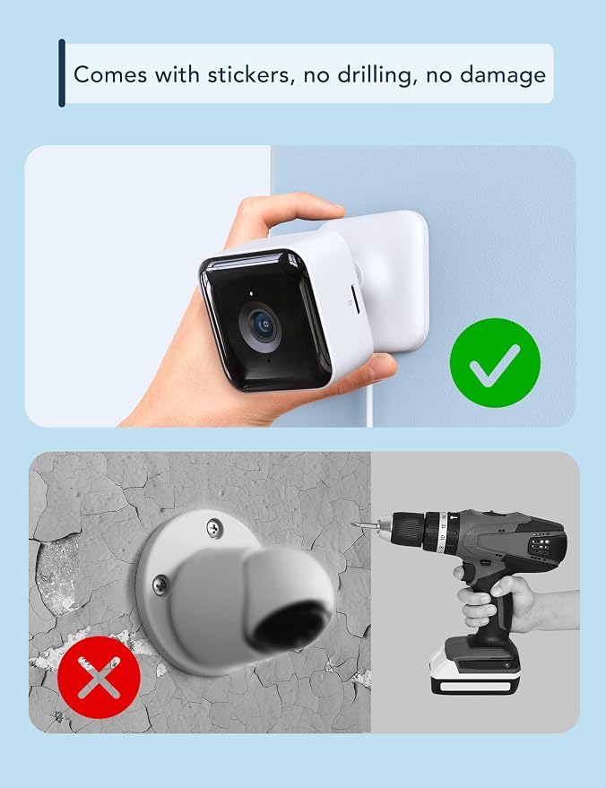 GNCC Indoor Security Camera Dog Camera 1080 PMotion Detection, Cameras for Home Security with 2-Way Audio Siren, Night Vision, Cloud & SD Card Storage, Works w/Alexa & Google Home, 2.4G WiFi(only), C2 | Cameras for Home Security with 2-Way Audio Siren,...
