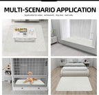 Easy-Going Sectional Couch Covers for Dogs L Shape Sofa Cover Reversible Sofa Slipcover Chaise Lounge Cover Furniture Protector Cover for Pets Dog Cat (42 x 52inches, Ivory/Ivory) | Soft Sofa Slipcover For Dogs, Fits Left/Right Chaise Lounge Protector,...