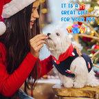 Reginary 10 Pack Small Dog Sweaters Fleece Pet Dog Clothes with Leash Ring Soft Warm Winter Puppy Plaid Shirt(Bright)