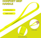 Wolfone Waterproof Dog Leash 50FT Long Line Training Recall Lead | 50FT Dog Leash: Heavy duty PVC coated long line with easy clean surface durable training rope for recall and outdoor use