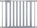 Safety 1st Walk Through Baby Gate with Door, Adjustable Pressure Mount Lift, Dog Gates, Fits 29"-38" Wide, 1-Pack, Silver