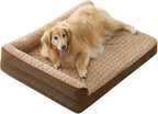 BFPETHOME Orthopedic XL Dog Beds Large Sized Dog, Washable Dog Couch Bed | Removable Cover, Waterproof Lining, Non-Slip Bottom, Large Pet Sofa with Sides for Senior Dogs, Cozy Sleeping Dog Bed, 48*35