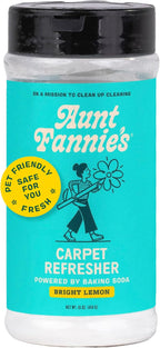 Aunt Fannie's Carpet Refresher Deodorizer, Bright Lemon, 16 oz, Pack of 1 | Neutralizes Dog and Cat Odors, Freshens High-Traffic Areas, Safe for Rugs Carpets & Upholstery, Natural Ingredients