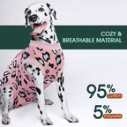 Kuoser Dog Recovery Suit After Surgery, Spay Neuter Surgical Suit for Dogs | Post Surgery Anti-Licking Dog Onesie Protects Wounds and Incisions, E-Collar & Cone Alternative Bodysuit for Female Male Dogs