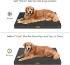 Waterproof Orthopedic Dog Crate Bed for Small Dogs & Cats | Egg Crate Foam, Fits 24x18 Crates, TPU Waterproof Layer, Machine Washable 1680D Oxford Cover, Small Pets Up to 20 lbs