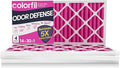 14x30x1 Air Filter (4-Pack) | Made in the USA | Color Changing | Remove Cat and Dog Odor | MERV 8 for Pet Hair Dander and Dust | 13.75"x29.75"x0.75" Exact Size