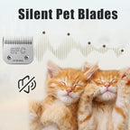 5FC Dog Grooming Blades Compatible with Andis Clipper,3-Pack | Compatible with Oster A5,Wahl km10 Dog Clippers,Size-#5FC, 1/4-Inch Cut Length (6.3mm)