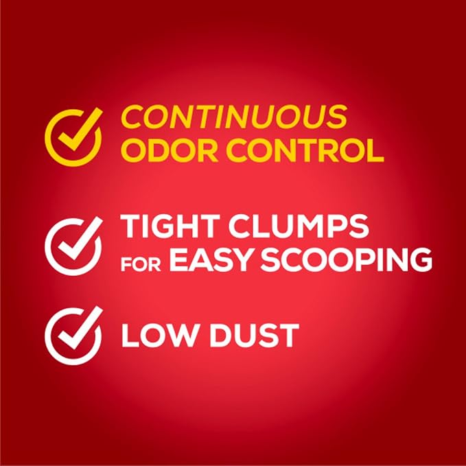 Purina Tidy Cats 24/7 Performance Clumping Cat Litter, 38 lb Box | Clean Linen scent with a slow-release deodorizer, guaranteed 10-day control
