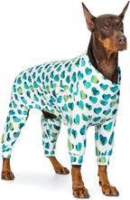 Dog Pajamas Lightweight Dog Onesies Soft Stretchy Tiny Outfit Clothes for Small Medium Large Puppy Pjs Clothes Doggie Cat Pet Boys Girls Outfit (X-Large (30-40lb, Heart)