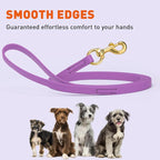 Viper Biothane K9 Working Dog Leash Waterproof Lead for Tracking Training Schutzhund Odor-Proof Long Line with Solid Brass Snap for Puppy Medium and Large Dogs, 33ft Amethyst Purple