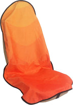 Car Seat Cover Protector Front Seats,for Gym Workout,Running,Swimming,Beach and Hiking,Waterproof Sweat Towel Bucket Seat Covers for Cars SUV Trucks (Orange, 1Pcs)