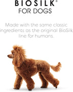 BioSilk for Dogs Silk Therapy Shampoo with Natural Coconut Oil, Moisturizing Dog Shampoo, Sulfate and Paraben Free, pH Balanced Specifically for Dogs, Made in USA, 12 Fl Oz