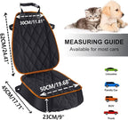 AsFrost Dog Car Seat Cover for Cars SUVs Trucks, Thicked 600D Oxford Heavy Duty Waterproof Front Car Seat Covers for Dogs Durable Nonslip Padded Pet Car Seat Protector with Side Flaps, 2 Pack | Thicked 600D Oxford,Heavy Duty, Waterproof,Durable, Nonsli...