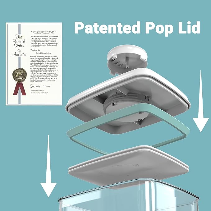 Dog Treat Container Airtight Dog Treat Jar for Pets, 2 Pack (1.3 Qt & 2.2 Qt), BPA Free, Dog Food Storage Container with Lids for Dog Food, Snack, Cookie, Biscuit